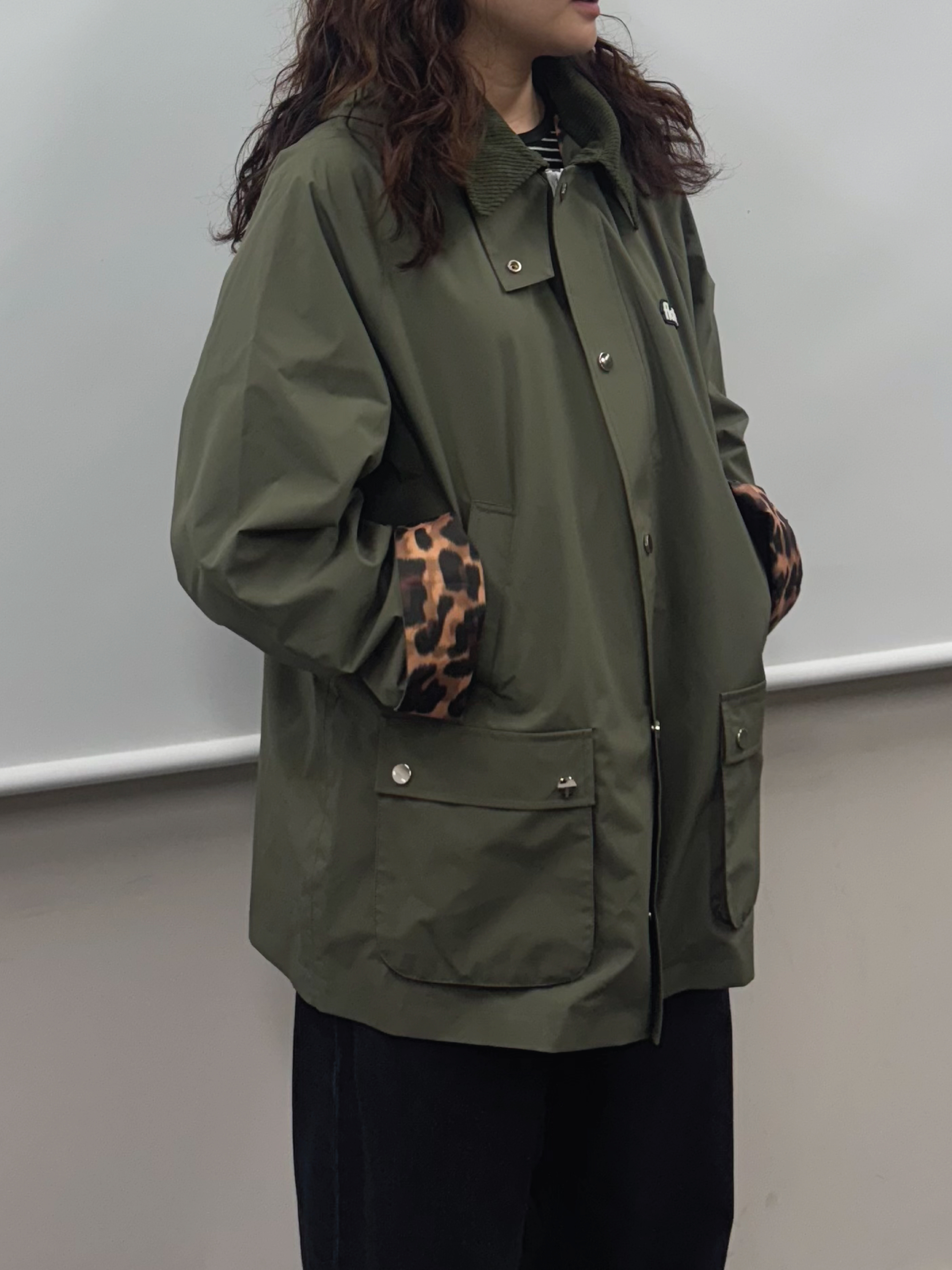 면 소재의 톡톡한 워크자켓