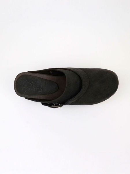 내추럴 버클 클로그 뮬_DARK BROWN(5cm)