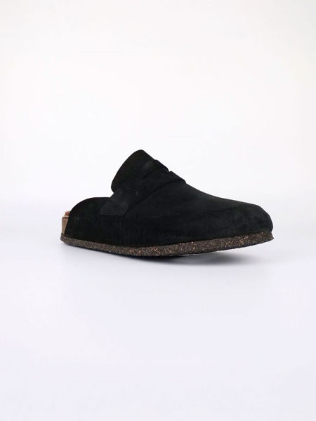 클래식 퍼 클로그 뮬_BLACK/LEOPARD(3cm)