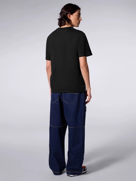 레옹스 메탈릭 그래픽 티셔츠