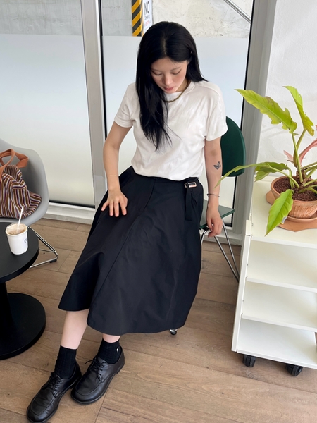 엘린 나일론 스커트